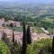 Assisi landskap italia